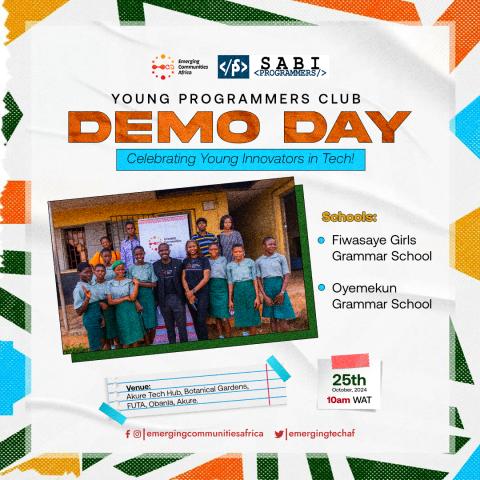 Young Programmers Club Demo Day: Empowering the Next Generation of Innovators